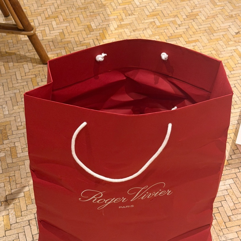 Roger Vivier Bold Red Tote Bag